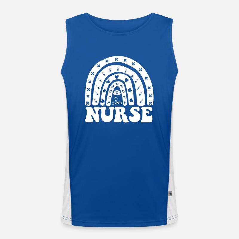 Physician Assistant Nurse Doctor's Office Assistant Men's Functional Contrast Tank Top 
