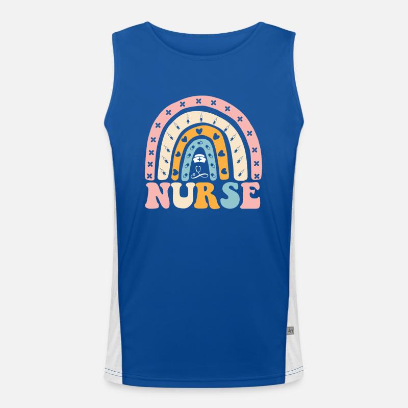 Physician Assistant Nurse Doctor's Office Assistant Men's Functional Contrast Tank Top 