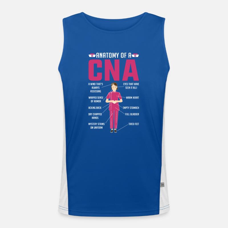 Physician Assistant Nurse Medical Practice Assistant Men's Functional Contrast Tank Top 