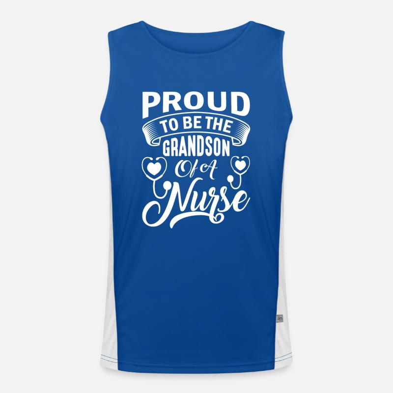 Physician Assistant Nurse Medical Practice Needle Men's Functional Contrast Tank Top 