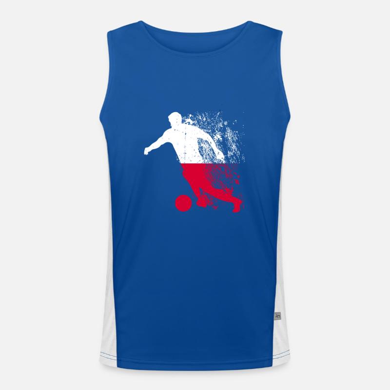 Poland National Team World Cup Men's Functional Contrast Tank Top 