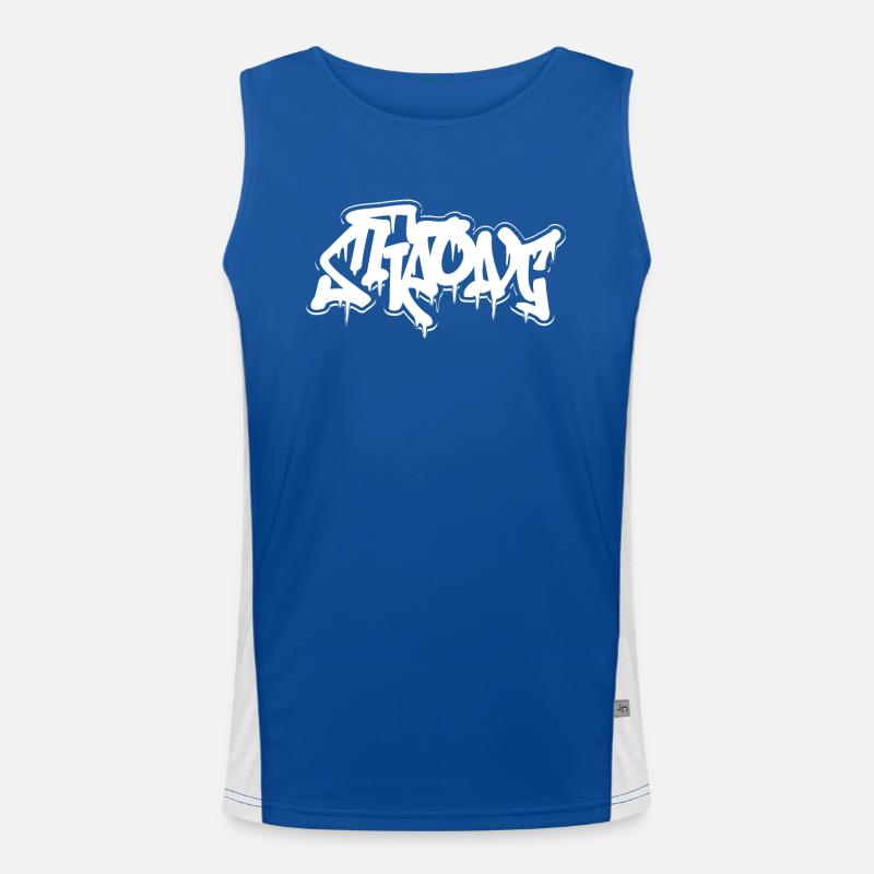 Strong Funktionelles Kontrast-Tank Top für Männer 