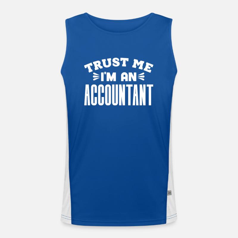 Profession comptable Comptable financier Comptable Débardeur respirant contrasté Homme 