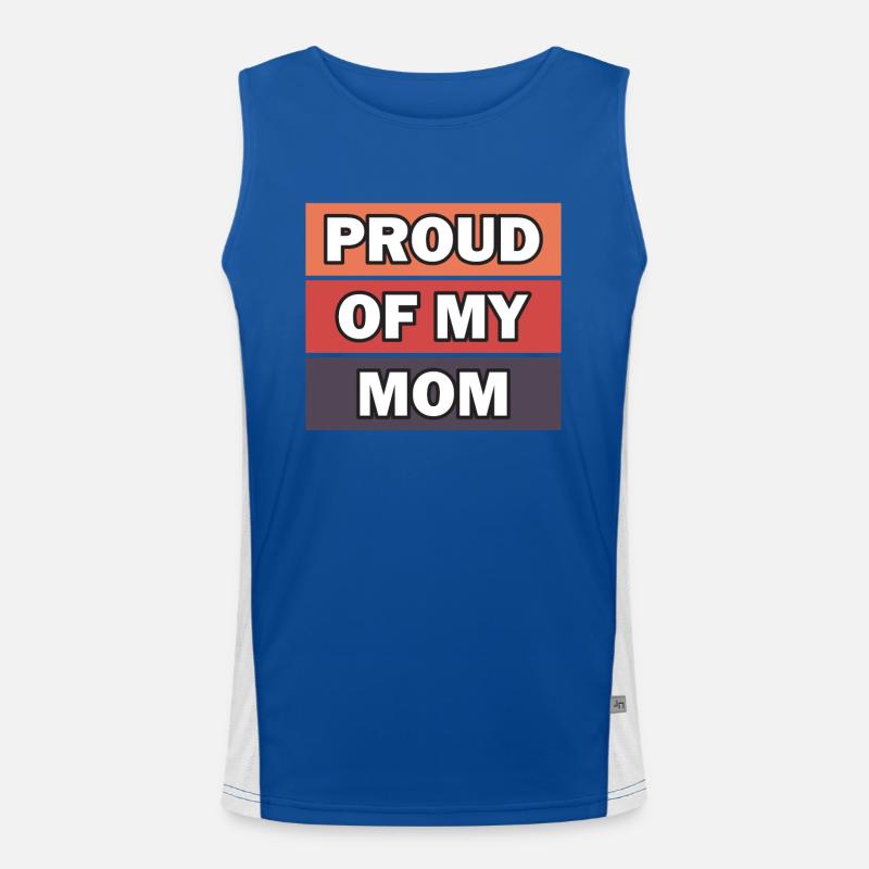 Beste Mama Überhaupt Muttertag Mutter Geschenk Funktionelles Kontrast-Tank Top für Männer 