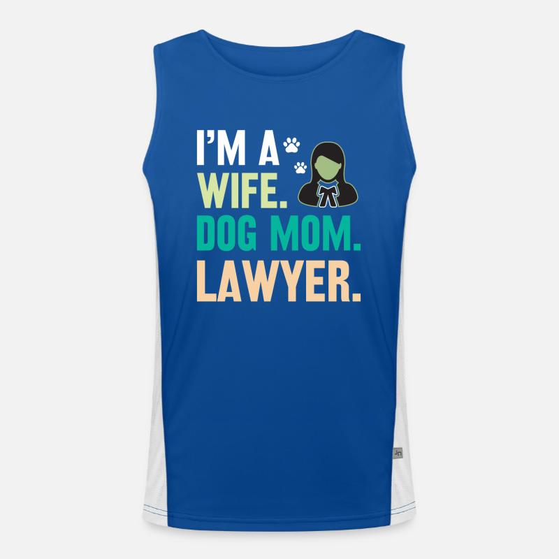 Femme Propriétaire de chien Avocat Avocat Débardeur respirant contrasté Homme 