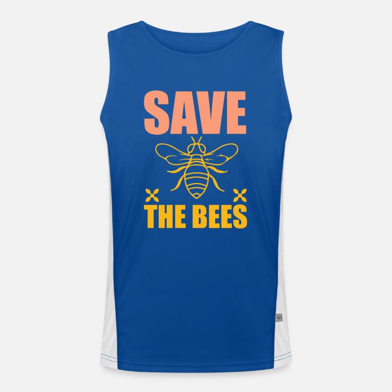 Bee Men's Functional Contrast Tank Top 