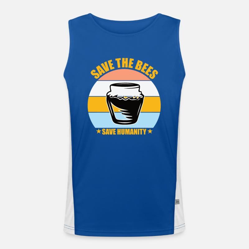 Bee Men's Functional Contrast Tank Top 