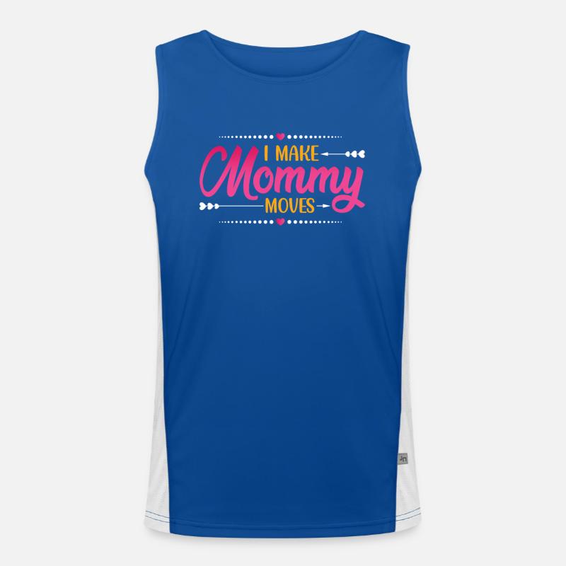 Beste Mama Überhaupt Muttertag Mutter Geschenk Funktionelles Kontrast-Tank Top für Männer 