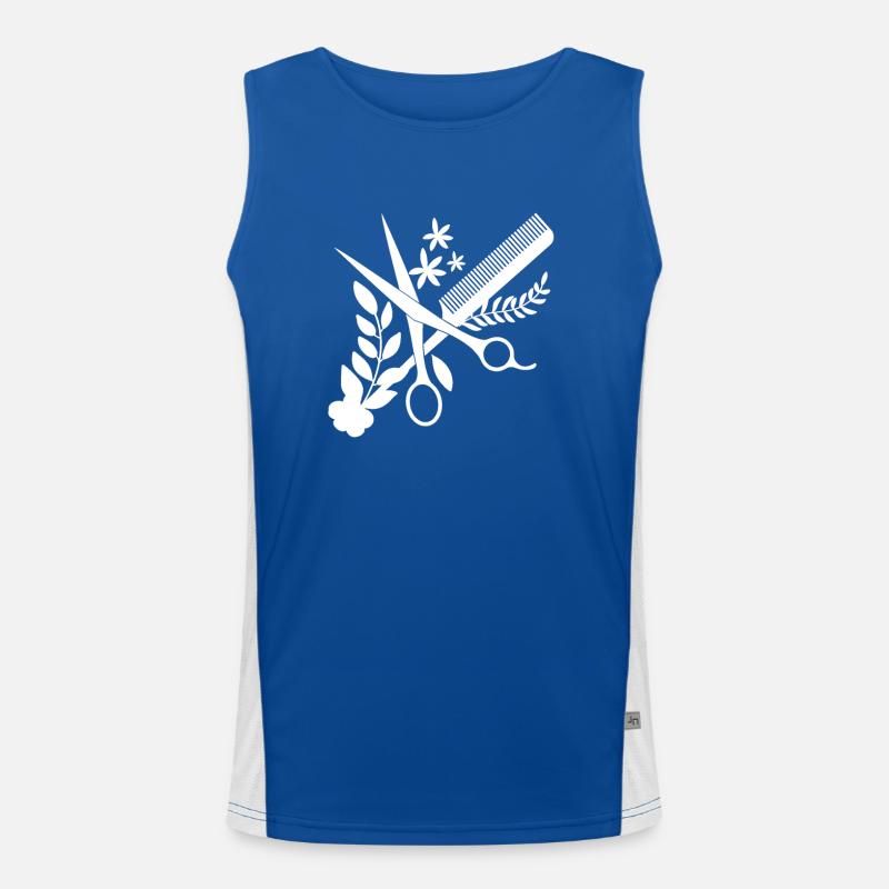 Coiffeur Coiffeur Débardeur respirant contrasté Homme 