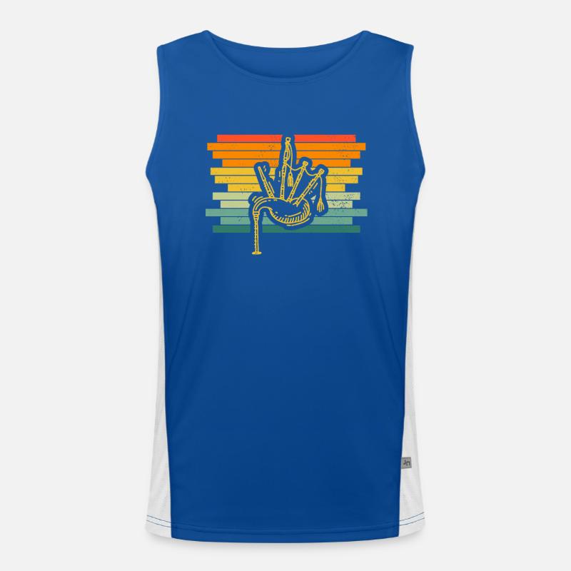 Bagpipes Bagpipes Bagpipe Men's Functional Contrast Tank Top 
