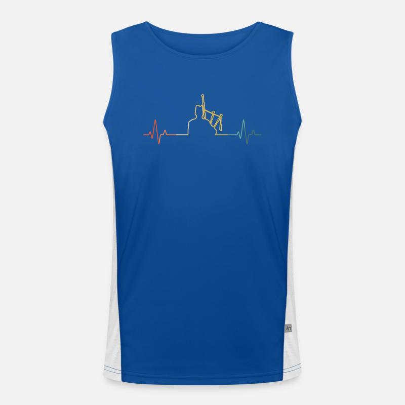 Bagpipes Bagpipes Bagpipe Men's Functional Contrast Tank Top 