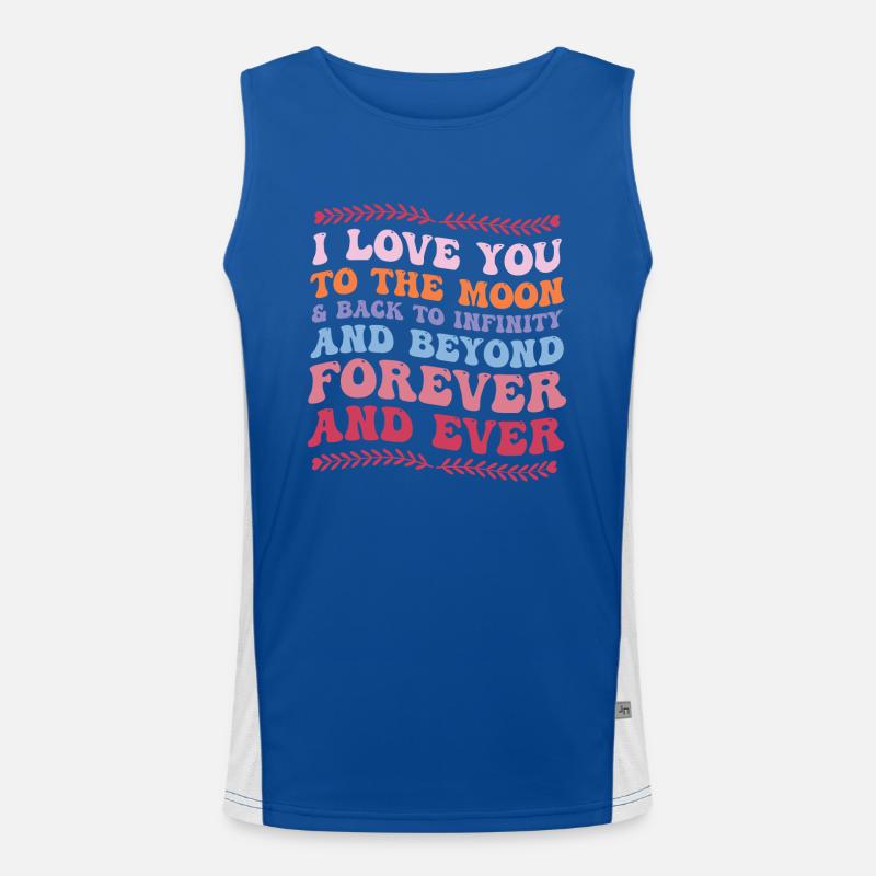 Frau Kind Liebe Funktionelles Kontrast-Tank Top für Männer 