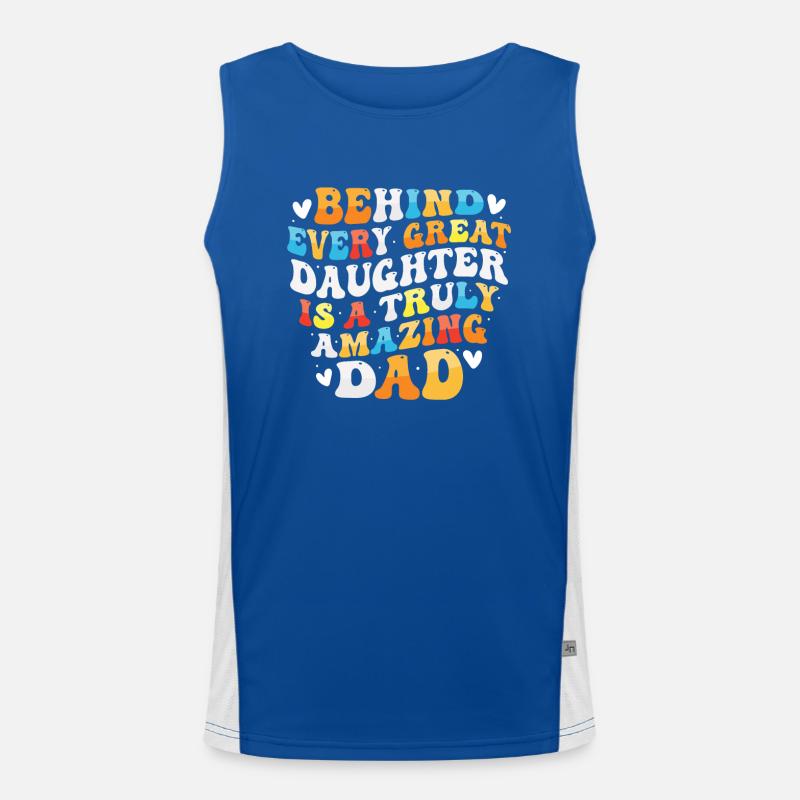 Father Daughter Partner Look Clothes Relationship Dad Men's Functional Contrast Tank Top 
