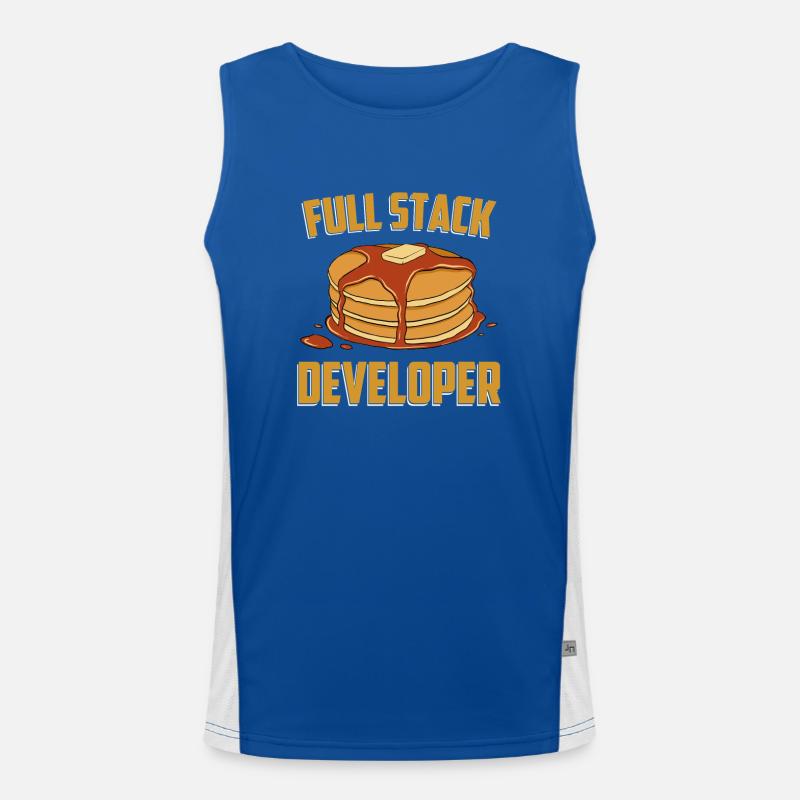 Développeur Full Stack - Programmeur en science logicielle Débardeur respirant contrasté Homme 