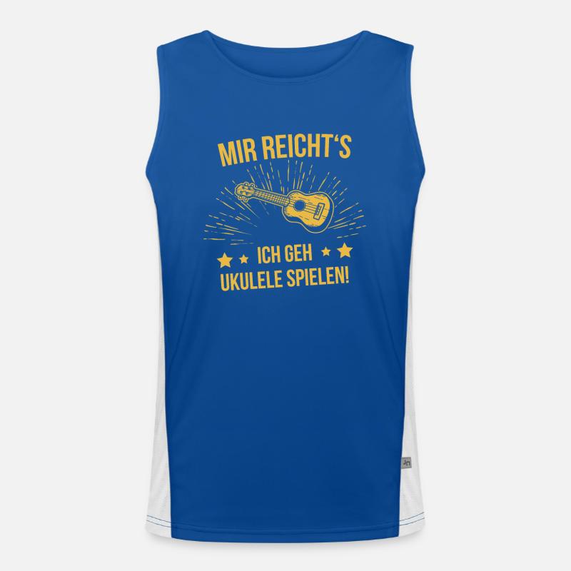 Ukulele Ukulele-Spieler Ukulelist Funktionelles Kontrast-Tank Top für Männer 