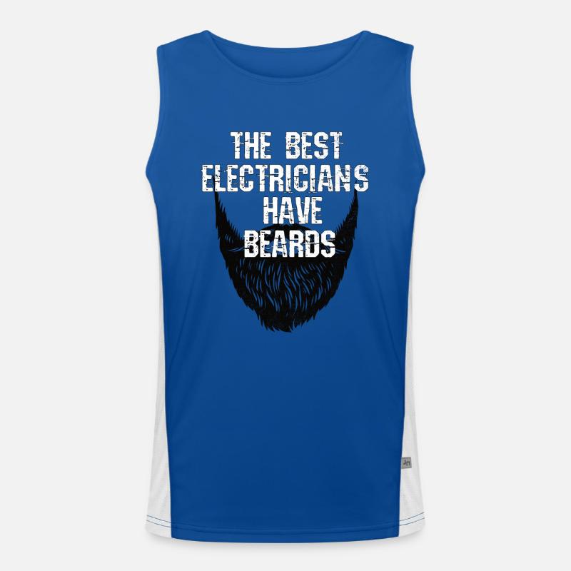 Electrician Electrical Engineer Electrical Engineer Bart Men's Functional Contrast Tank Top 
