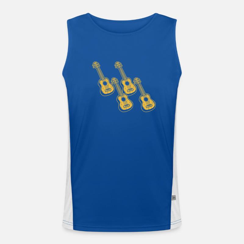 Ukulele Ukulele Player Ukulelist Men's Functional Contrast Tank Top 