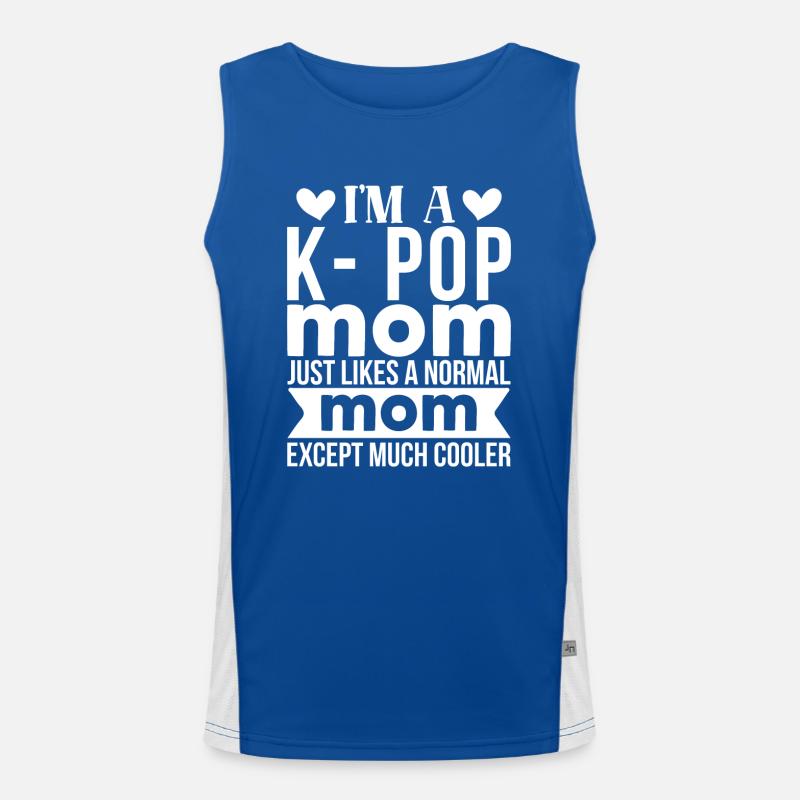 Idée cadeau K-Pop Kpop Mama Débardeur respirant contrasté Homme 
