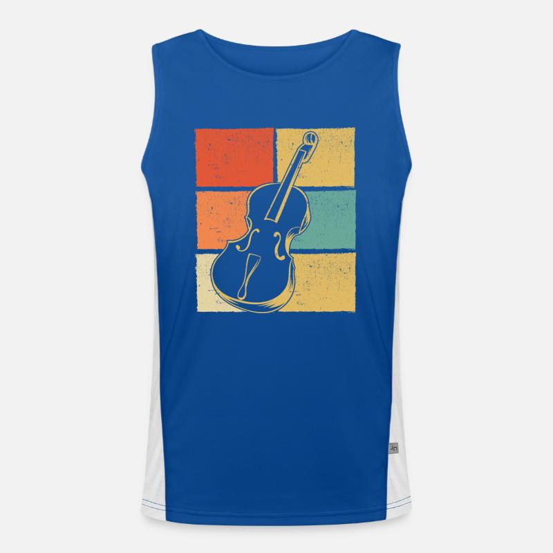 Cello cello player cellist Men's Functional Contrast Tank Top 