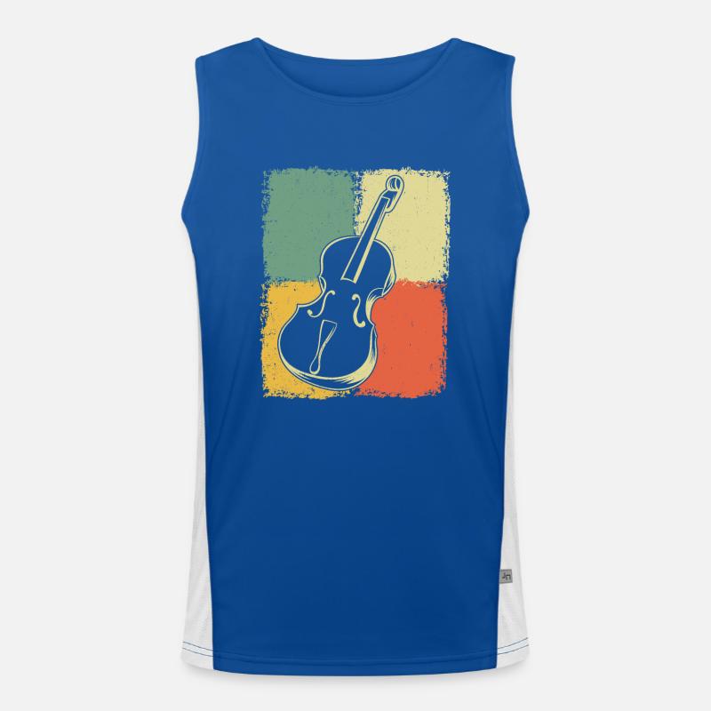 Cello cello player cellist Men's Functional Contrast Tank Top 