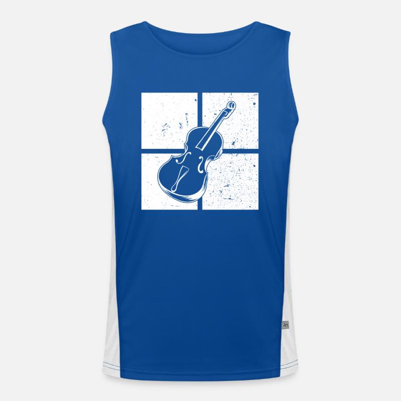 Cello cello player cellist Men's Functional Contrast Tank Top 