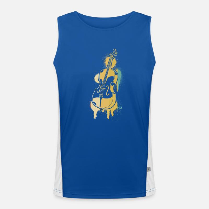 Cello cello player cellist Men's Functional Contrast Tank Top 