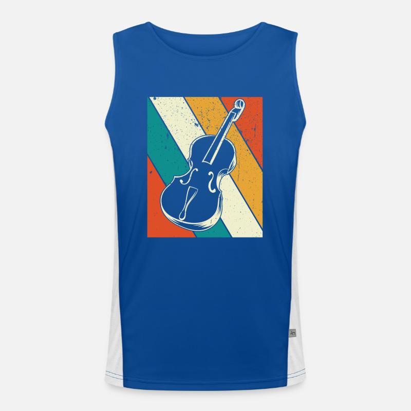 Cello cello player cellist Men's Functional Contrast Tank Top 