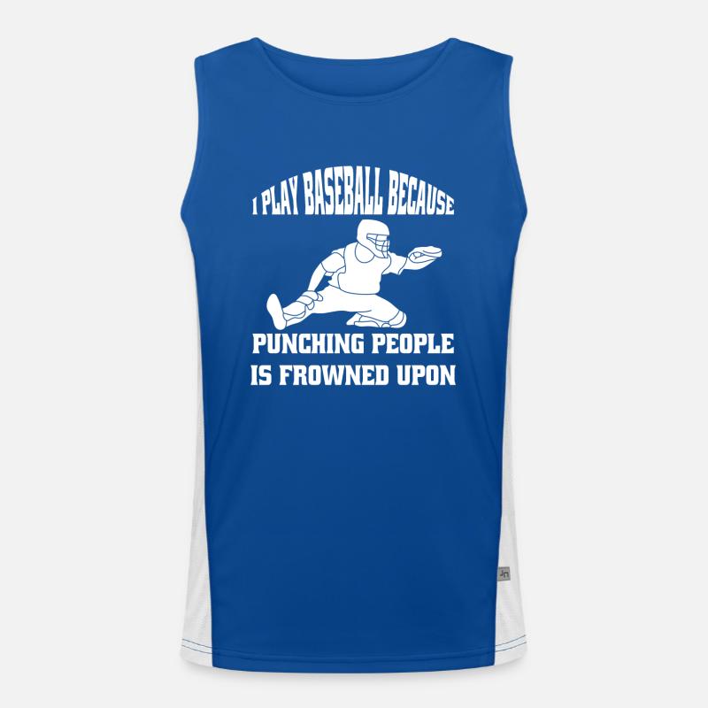 Baseball Baseball Player Baseball Team Baseball Team Men's Functional Contrast Tank Top 