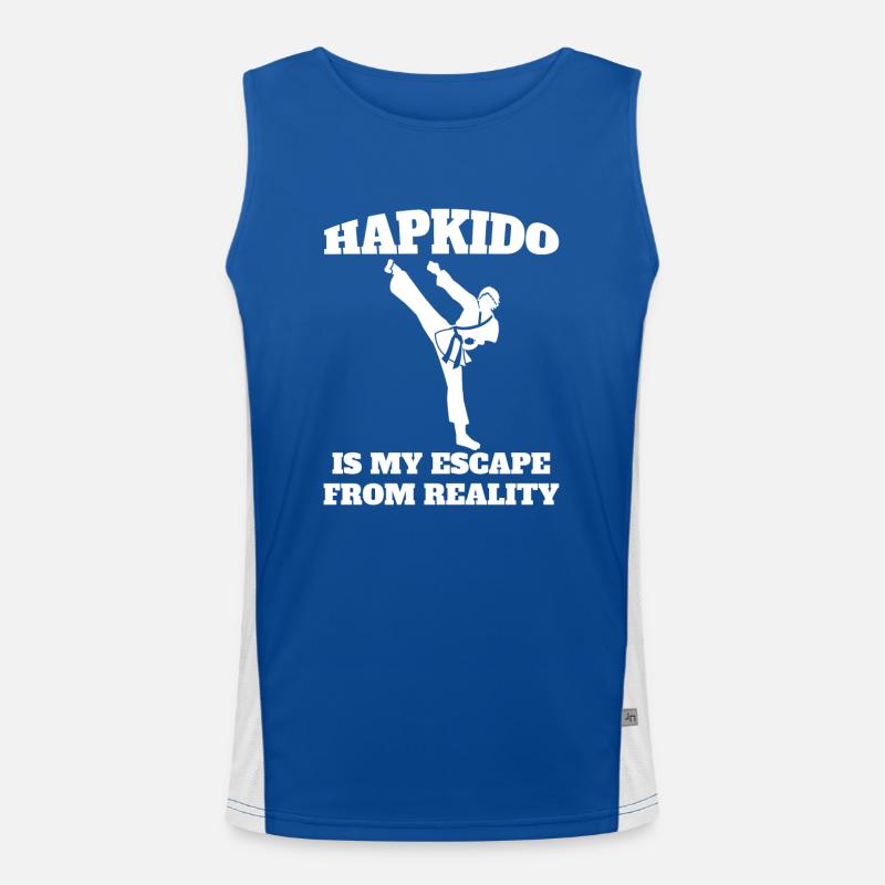 Hapkido Kampfsport Judo Aikido Kampfkunst Karate Funktionelles Kontrast-Tank Top für Männer 