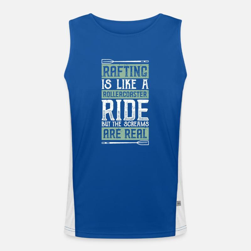 River Rafting Men's Functional Contrast Tank Top 