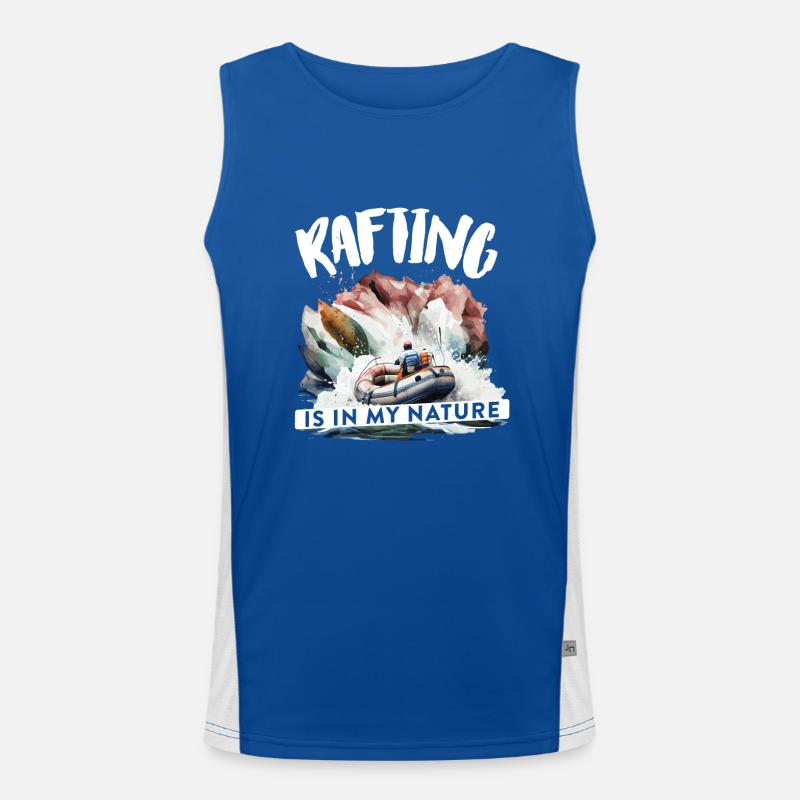 River Rafting Men's Functional Contrast Tank Top 