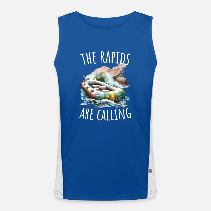 River Rafting Men's Functional Contrast Tank Top 