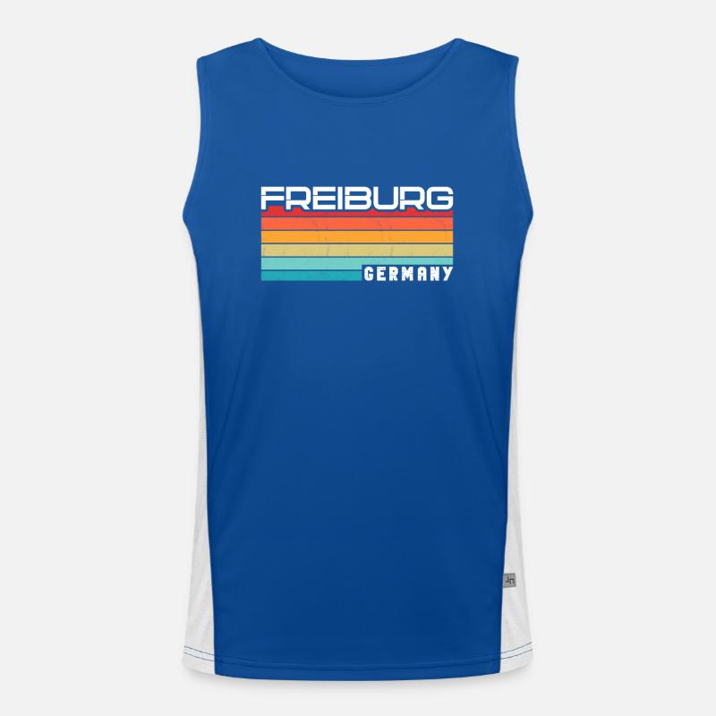 Freiburgerin Freiburger Freiburg Men's Functional Contrast Tank Top 