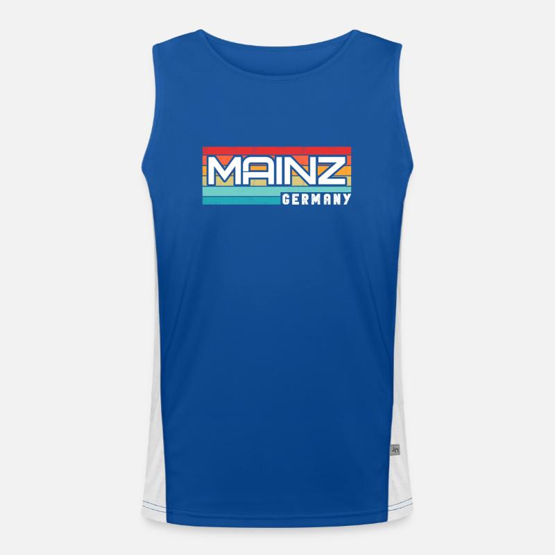 Mainzerin Mainzer Mainz Men's Functional Contrast Tank Top 