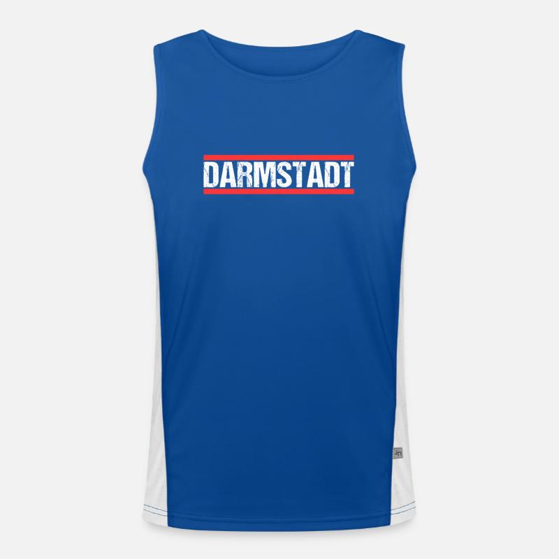 Darmstädterin Darmstädter Darmstadt Funktionelles Kontrast-Tank Top für Männer 