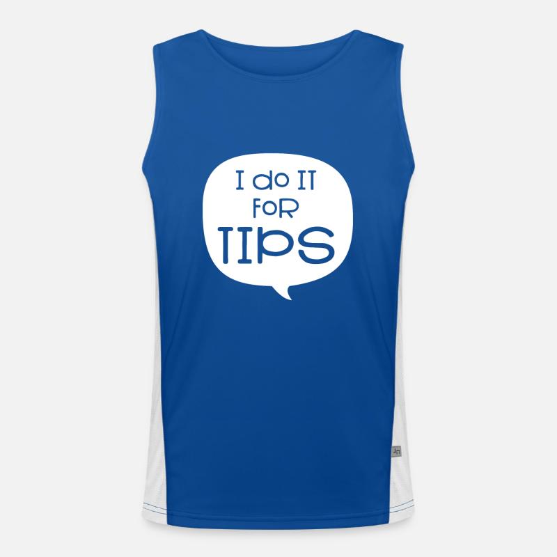 Diner Bar Kellnerin Kellner Funktionelles Kontrast-Tank Top für Männer 
