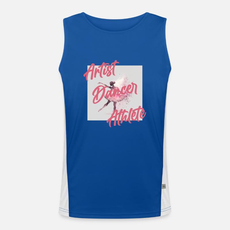 Ballet Dancer | Ballet Teacher | Ballerina Men's Functional Contrast Tank Top 