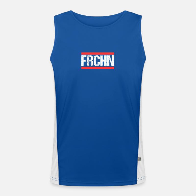 Frechenerin Frechener Frechen Funktionelles Kontrast-Tank Top für Männer 