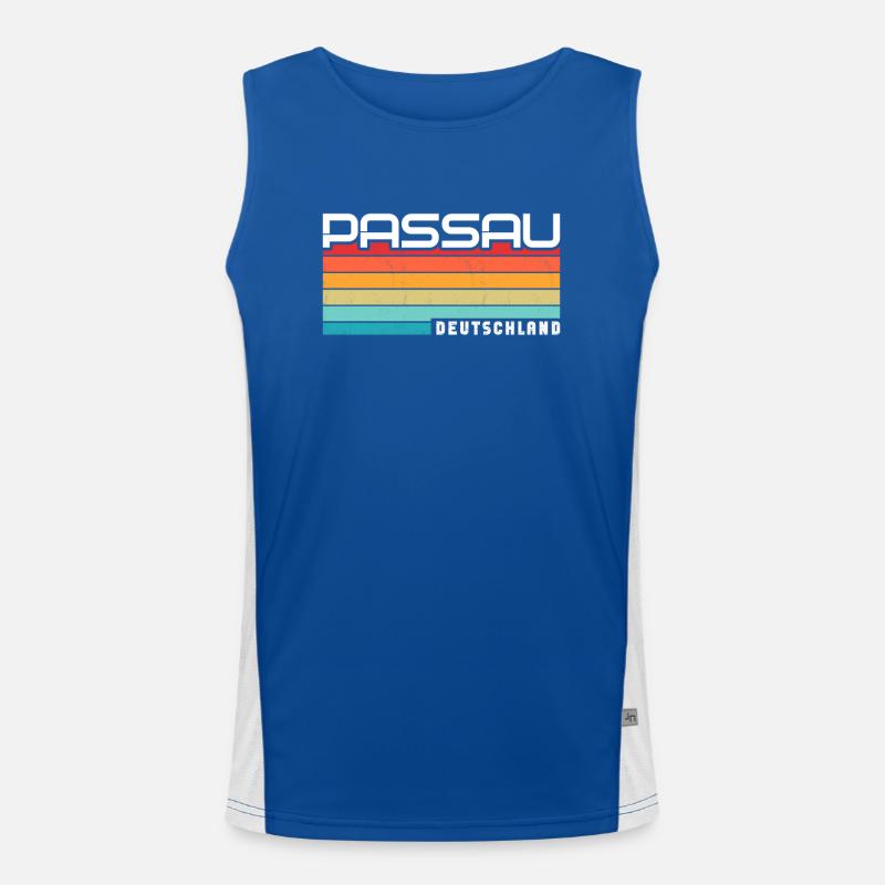 Passauerin Passauer Passau Débardeur respirant contrasté Homme 