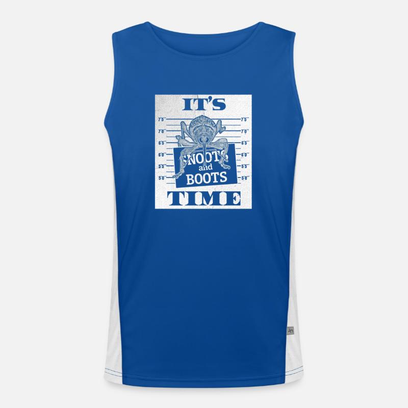 Its Weevil Time Mugshot Snoots and Boots Funktionelles Kontrast-Tank Top für Männer 