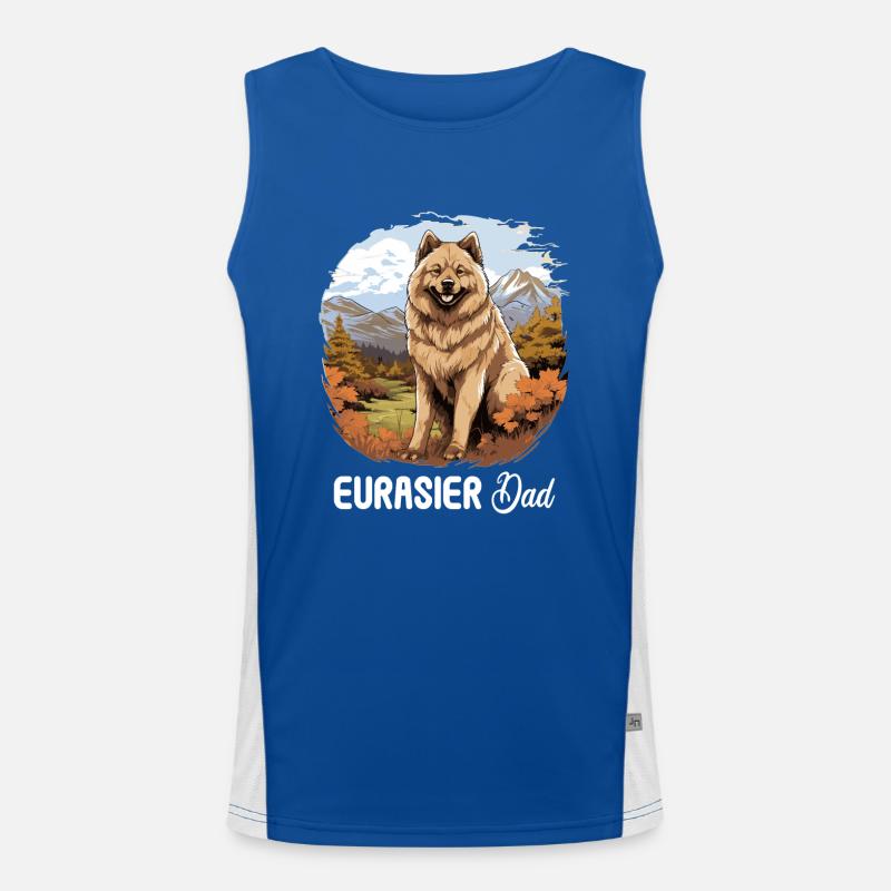 Chien Eurasier Débardeur respirant contrasté Homme 