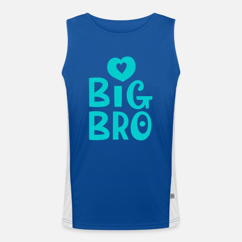 BIG BRO Men's Functional Contrast Tank Top 