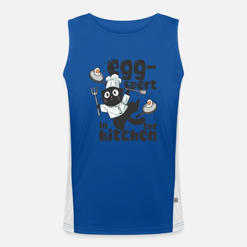 Egg-spert in the kitchen Men's Functional Contrast Tank Top 