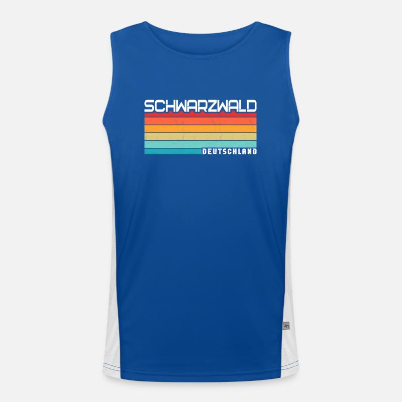 Black Forest Men's Functional Contrast Tank Top 