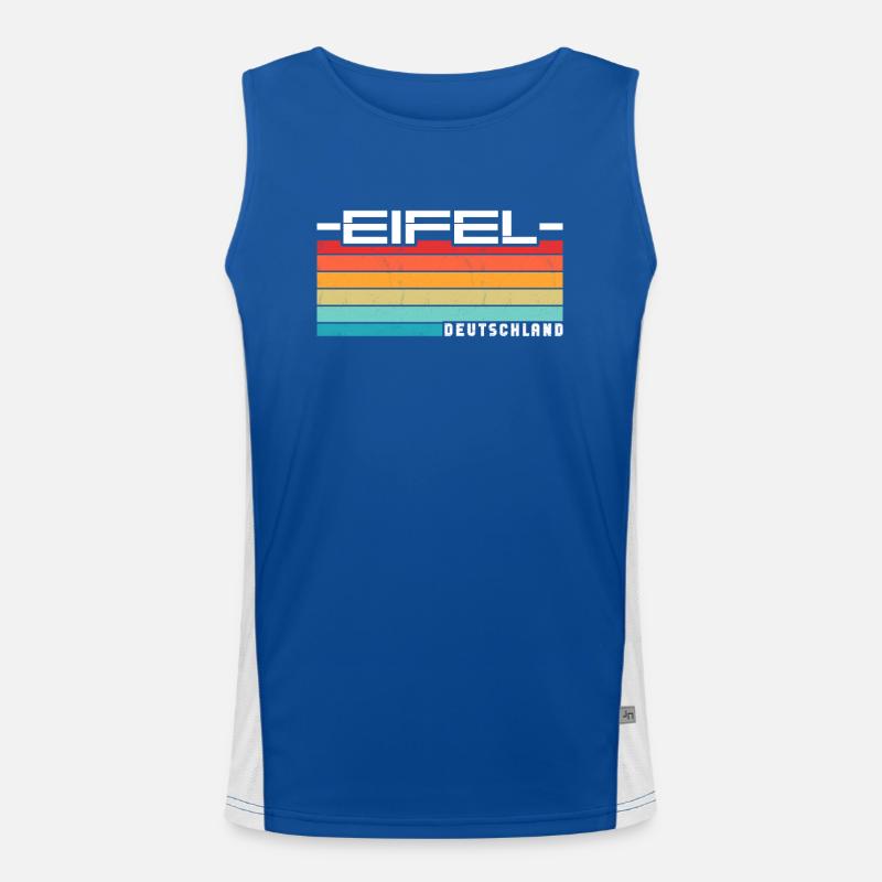 Eifel Funktionelles Kontrast-Tank Top für Männer 