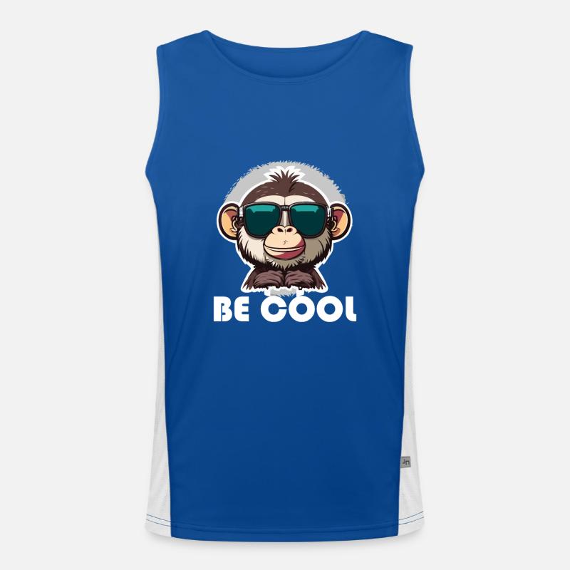 be cool Funktionelles Kontrast-Tank Top für Männer 