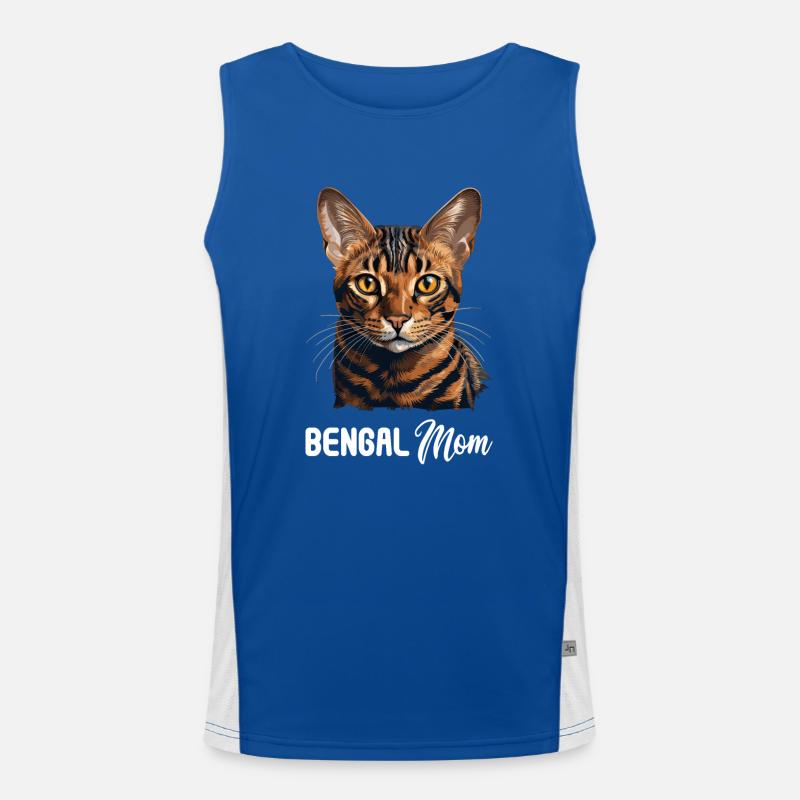 Chat du Bengale Bengalkatze Débardeur respirant contrasté Homme 
