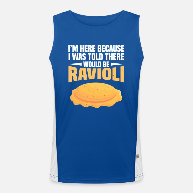 RAVIOLI 6 Funktionelles Kontrast-Tank Top für Männer 