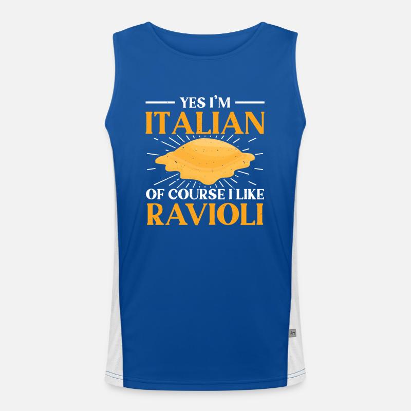 Ravioli 1 Men's Functional Contrast Tank Top 