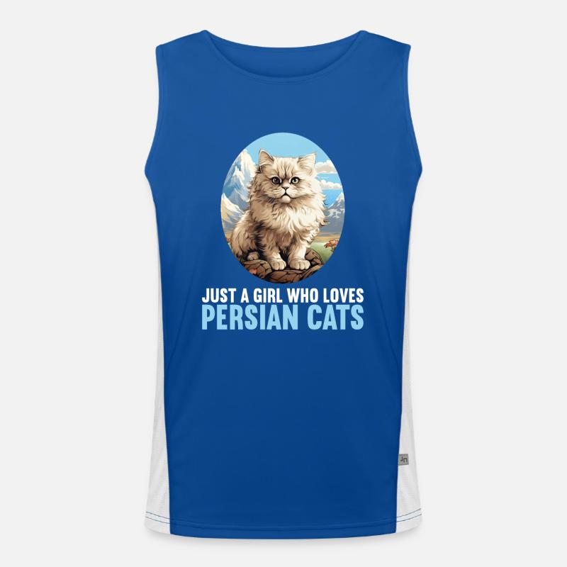 Chat persan Perserkatze Débardeur respirant contrasté Homme 
